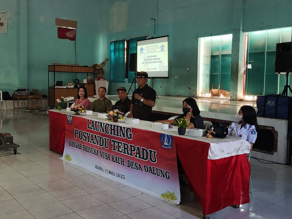 Kegiatan Launching Posyandu Terpadu (Lansia) di Banjar Bhineka Nusa Kauh, Desa Dalung